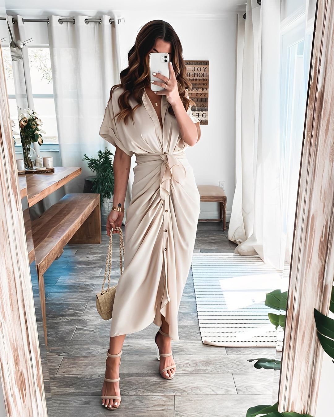 Antoinette - Dlouhé stylové dámské šaty