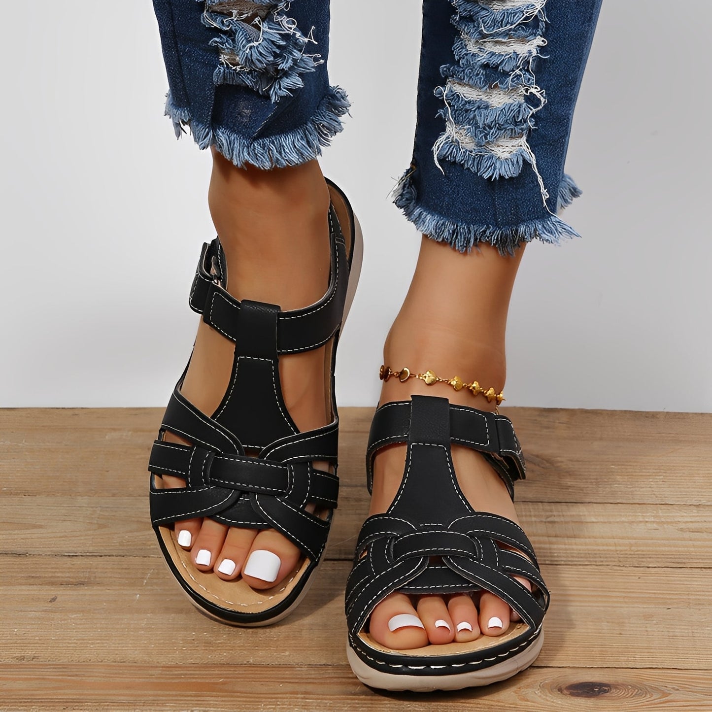 Anaïs - Ženské sandály ve vintage stylu