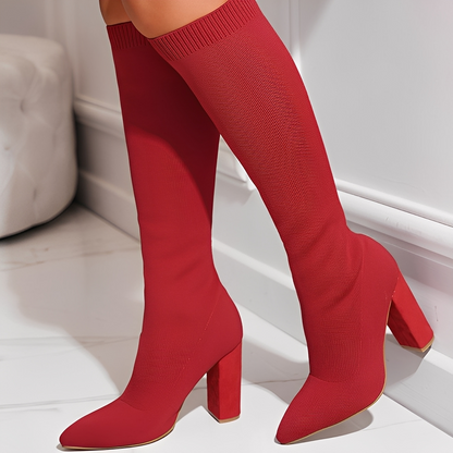 Marilyne - Stylové pletené kotníkové boty pro ženy