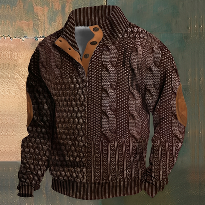 Nazaire - Pánský svetr s 3D vzorem