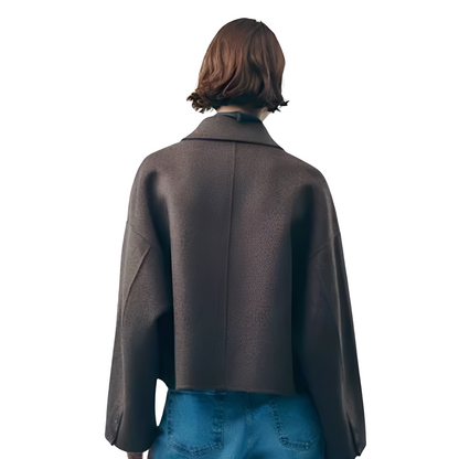 Evaline - Dámská volná bunda s knoflíky