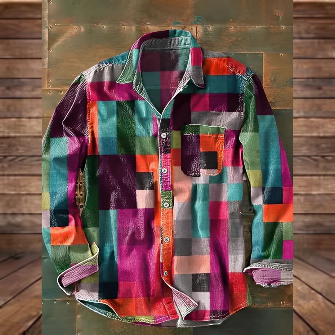 Gontran - Stylová košile s praktickou kapsou pro muže