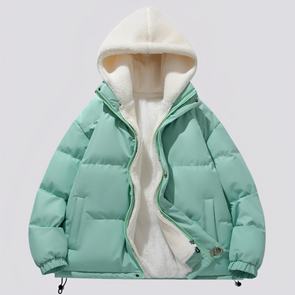 Gary - Pánská teplá zipová mikina s kapucí