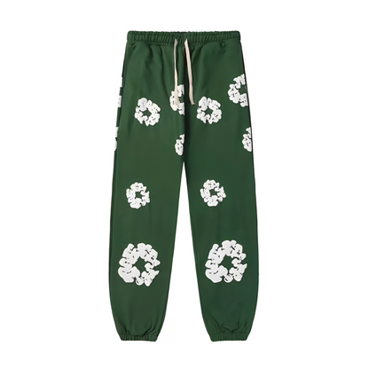 Theresa - Stylová, volně střižená souprava s květinovým vzorem pro ženy