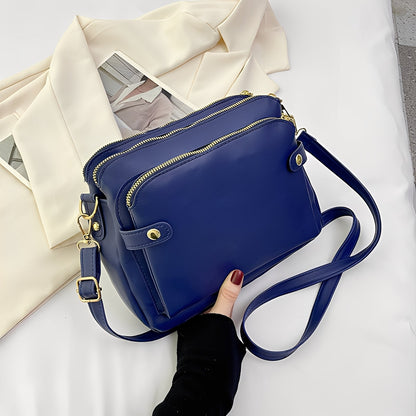 Michaela - Klasická kožená kabelka pro ženy