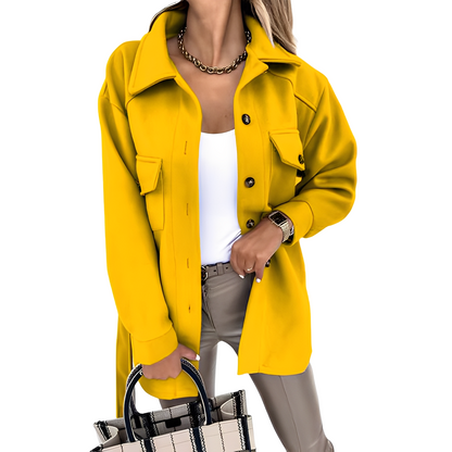 Bethanie - Pohodlná dámská bunda s knoflíky