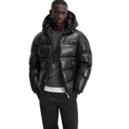 Darrel - Trendy dámská péřová bunda s kapucí