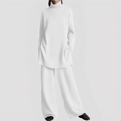 Jessica - Stylová domácí sada s vysokým límcem pro ženy