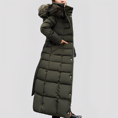 Mollie - Stylový, zateplený dlouhý kabát pro ženy