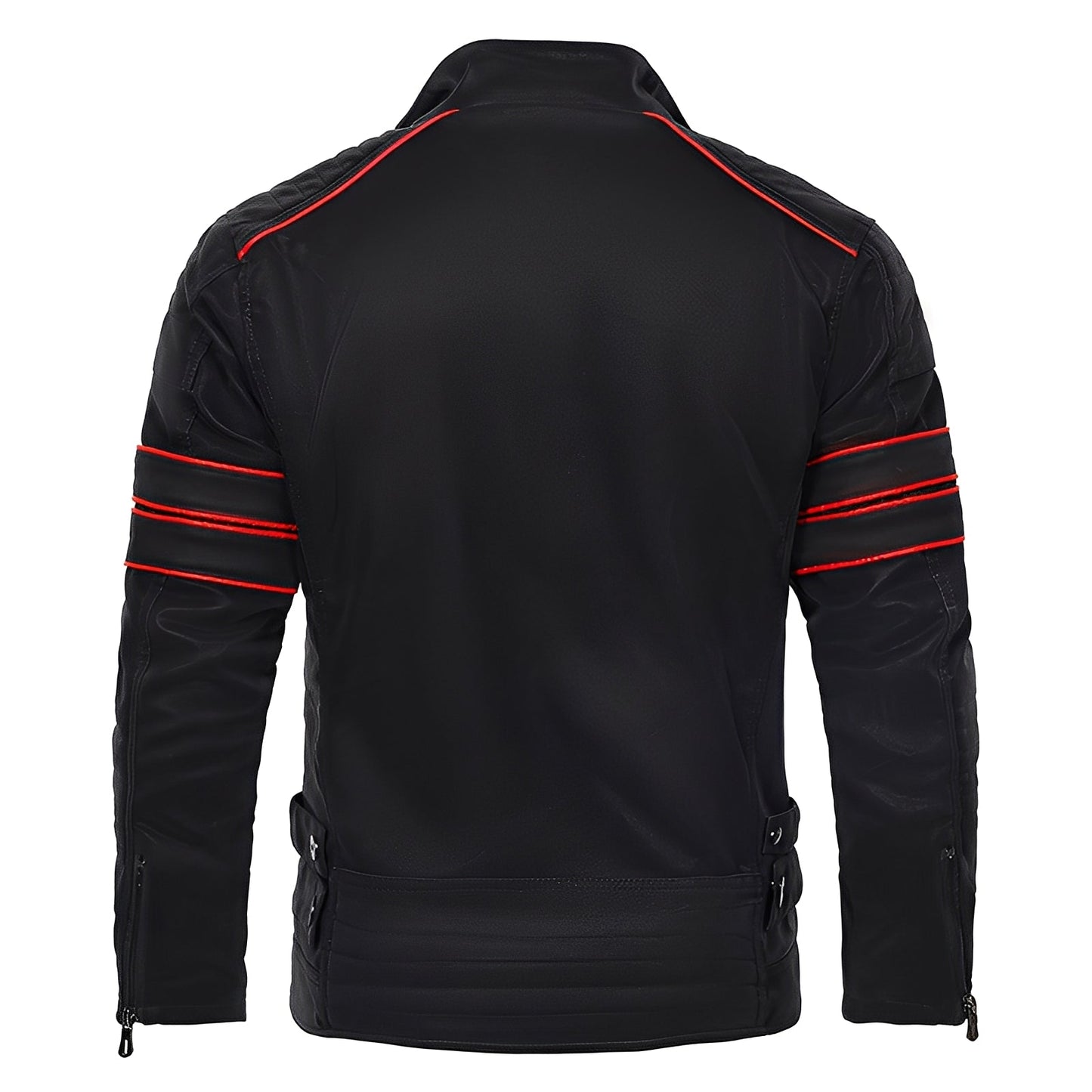 Jerold - Pánská moderní kožená bunda pro motorkáře