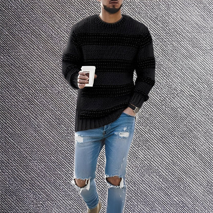 Kenzo - Pánský svetr s měkkými pruhy