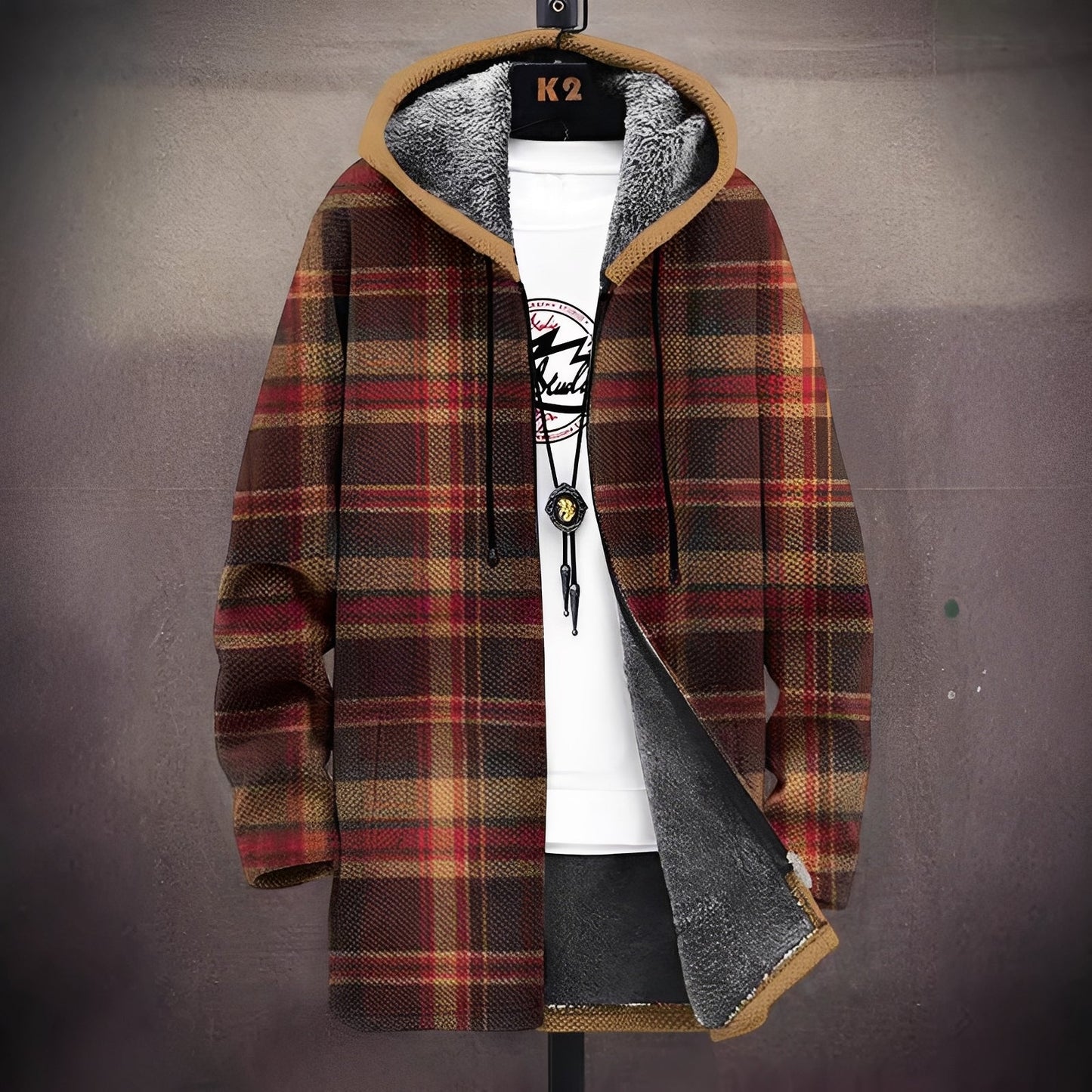 Romy - Mikina s kapucí s elegantním potiskem pro muže