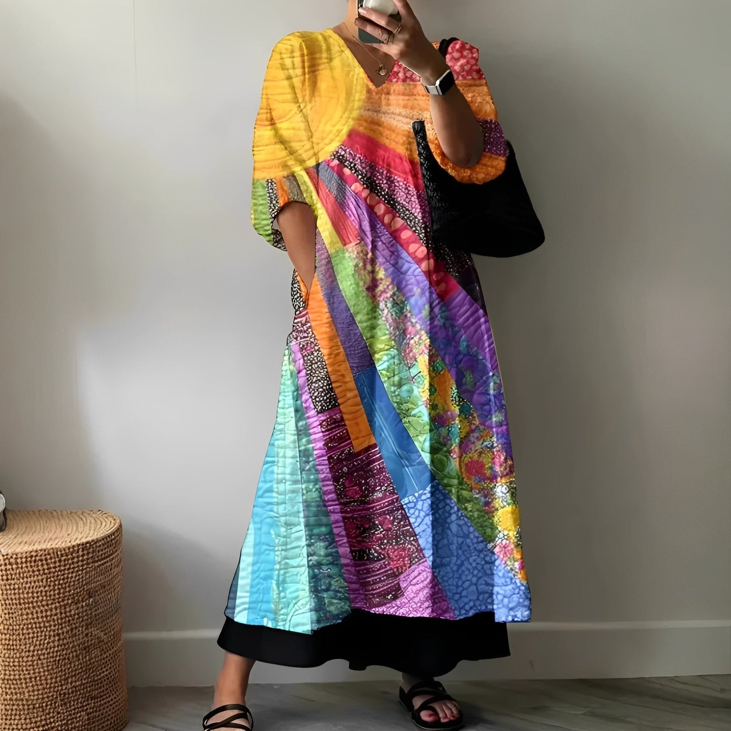 Angeleka - Pohodlné a pestré šaty pro ženy