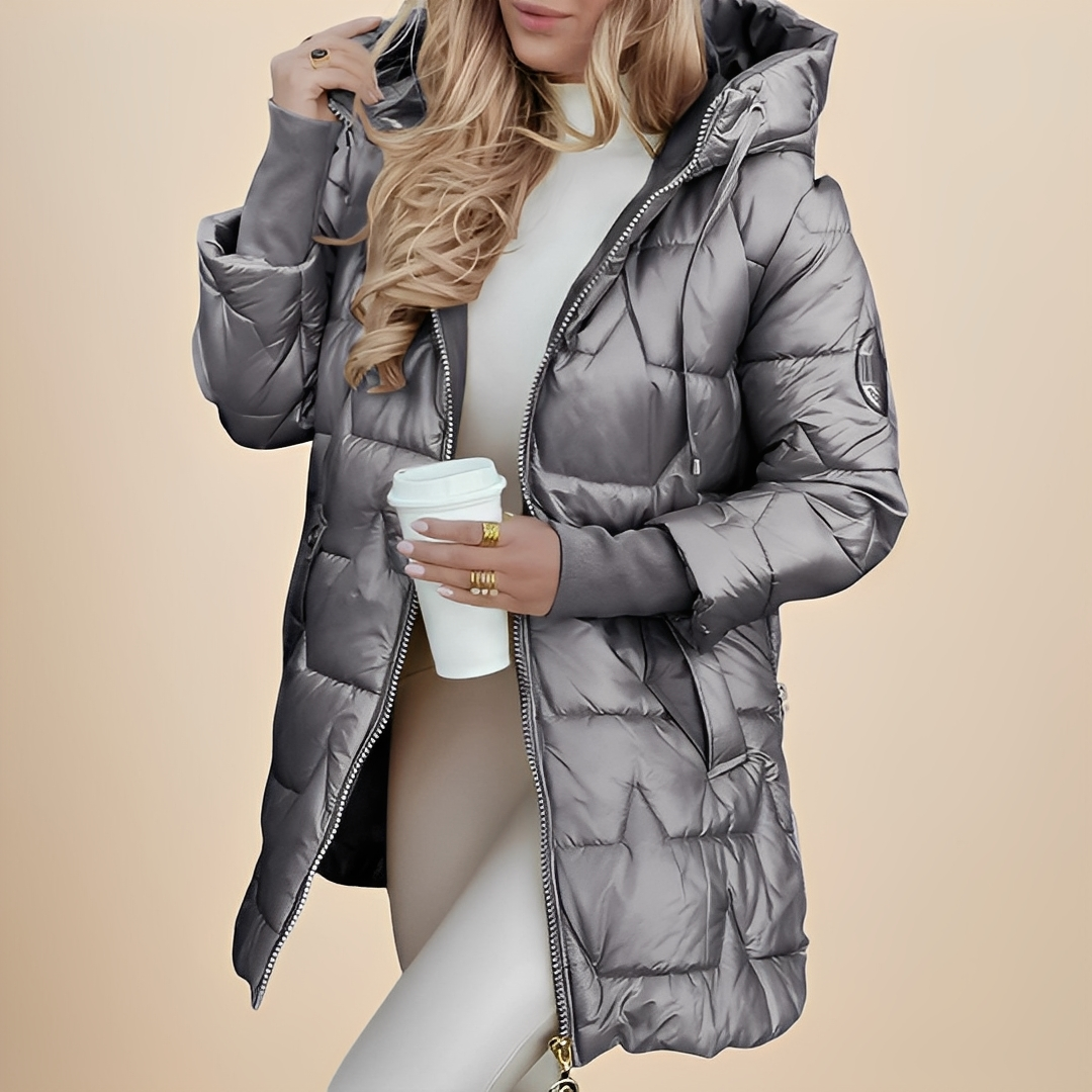 Angelie - Stylová zimní bunda s kapucí pro ženy