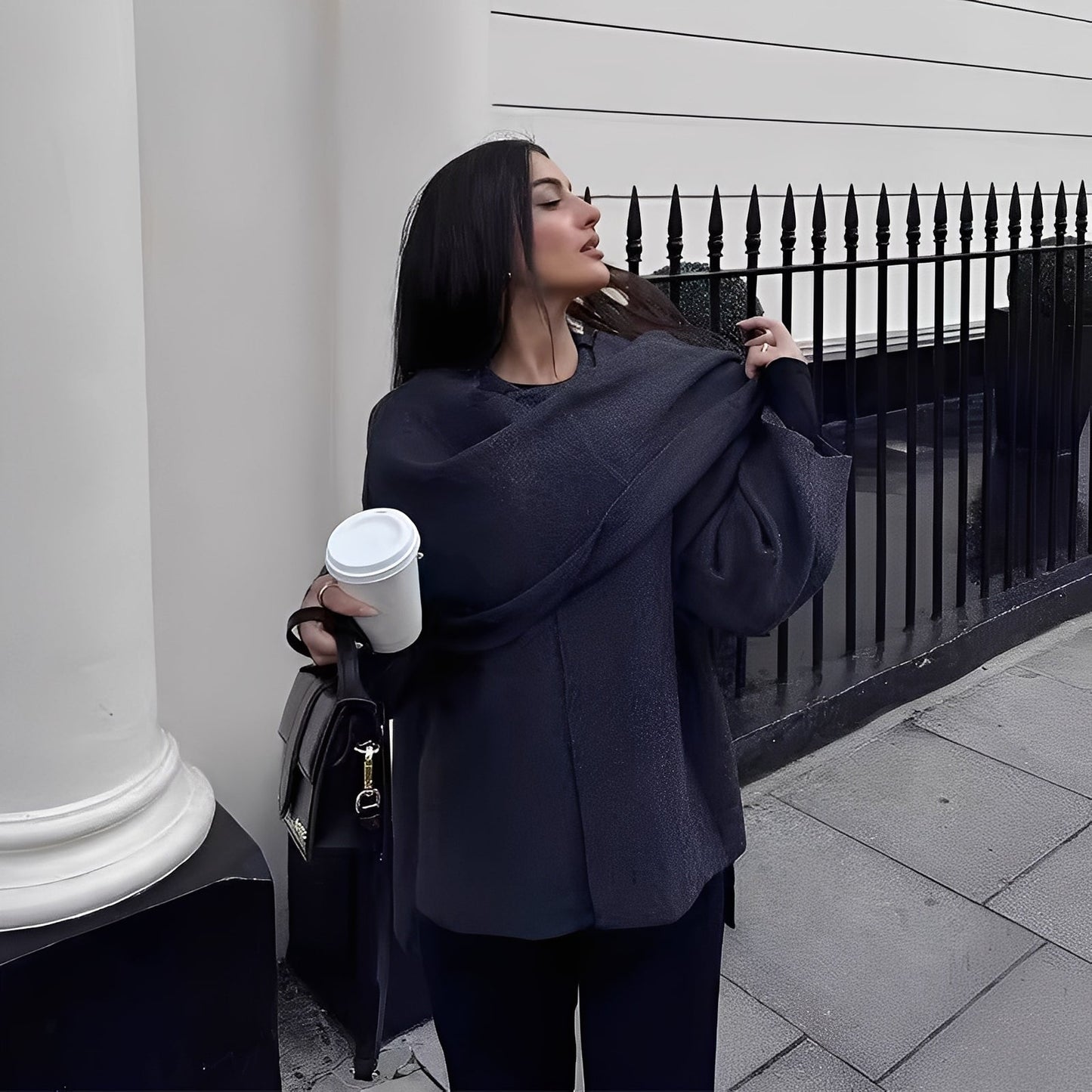 Shelley - Stylový dámský pletený kabát