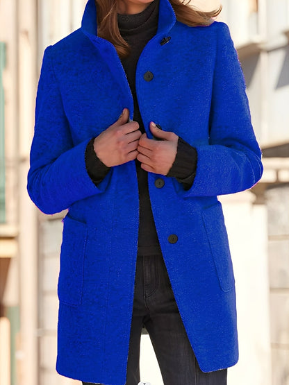 Julissa - Dámský zimní kabát s kapsou, která udržuje teplo