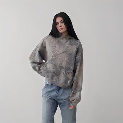 Anya - Mikina Relax Pohodlí Maskáč