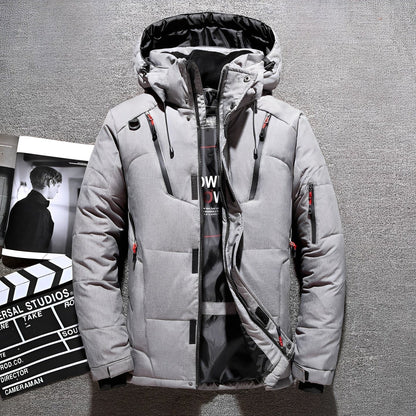 Damian - Stylová pánská mikina s kapucí a několika kapsami