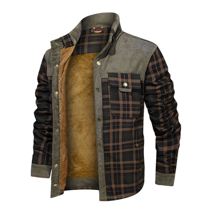 Harmon - Elegance u kárované bundy pro muže