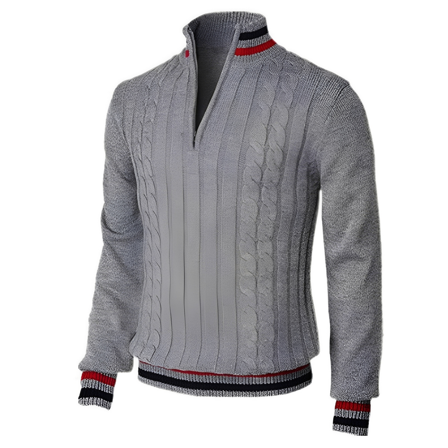 Jerry - Moderní pánský svetr s vysokým límcem