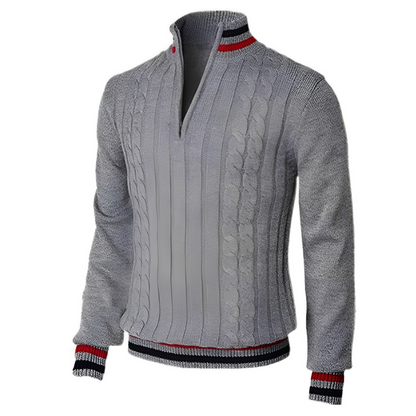 Jerry - Moderní pánský svetr s vysokým límcem