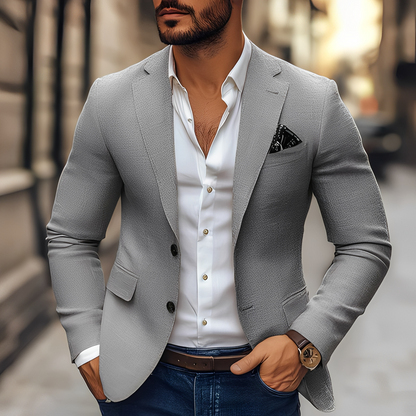 Abednego - Pánská neformální dvouknoflíková bunda