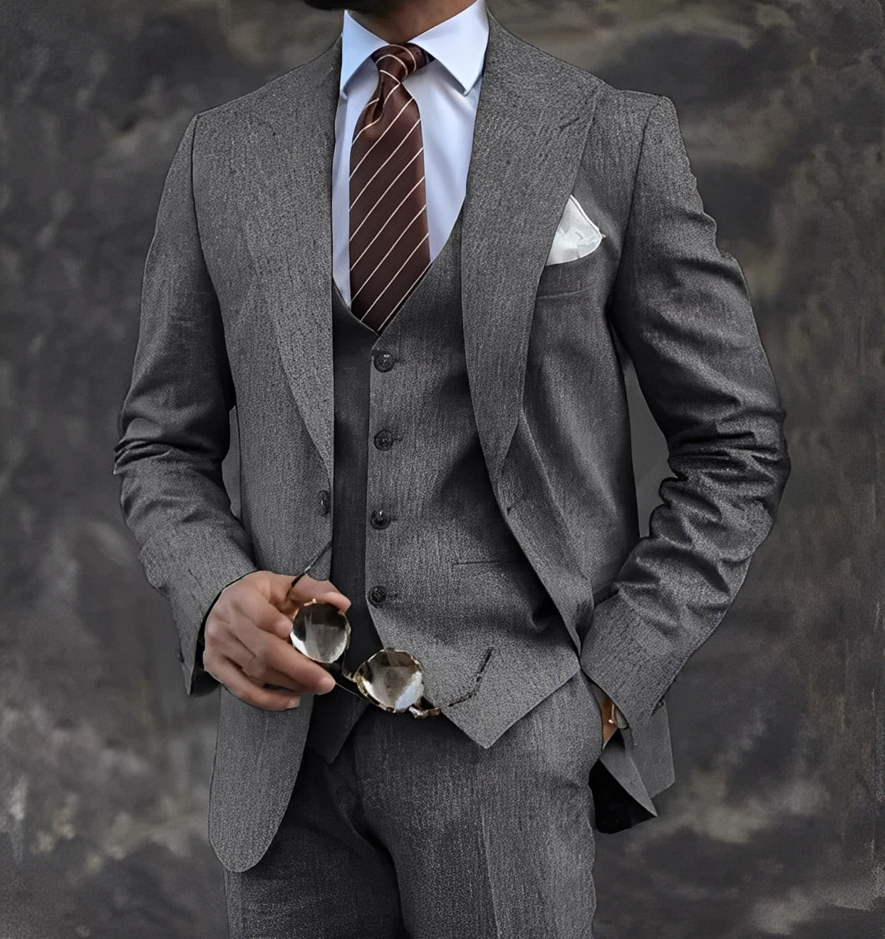 Cordell - Stylový pánský formální oblek ve třech dílech