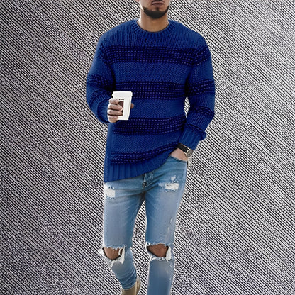 Kenzo - Pánský svetr s měkkými pruhy