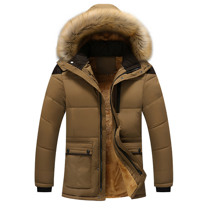 Shawn - Pánská stylová bunda s odnímatelnou kapucí