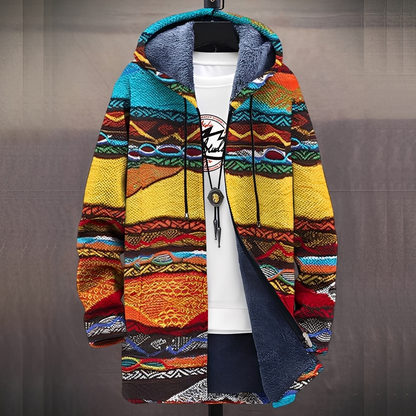 Antonny - Umělecký tištěný kabát pro muže