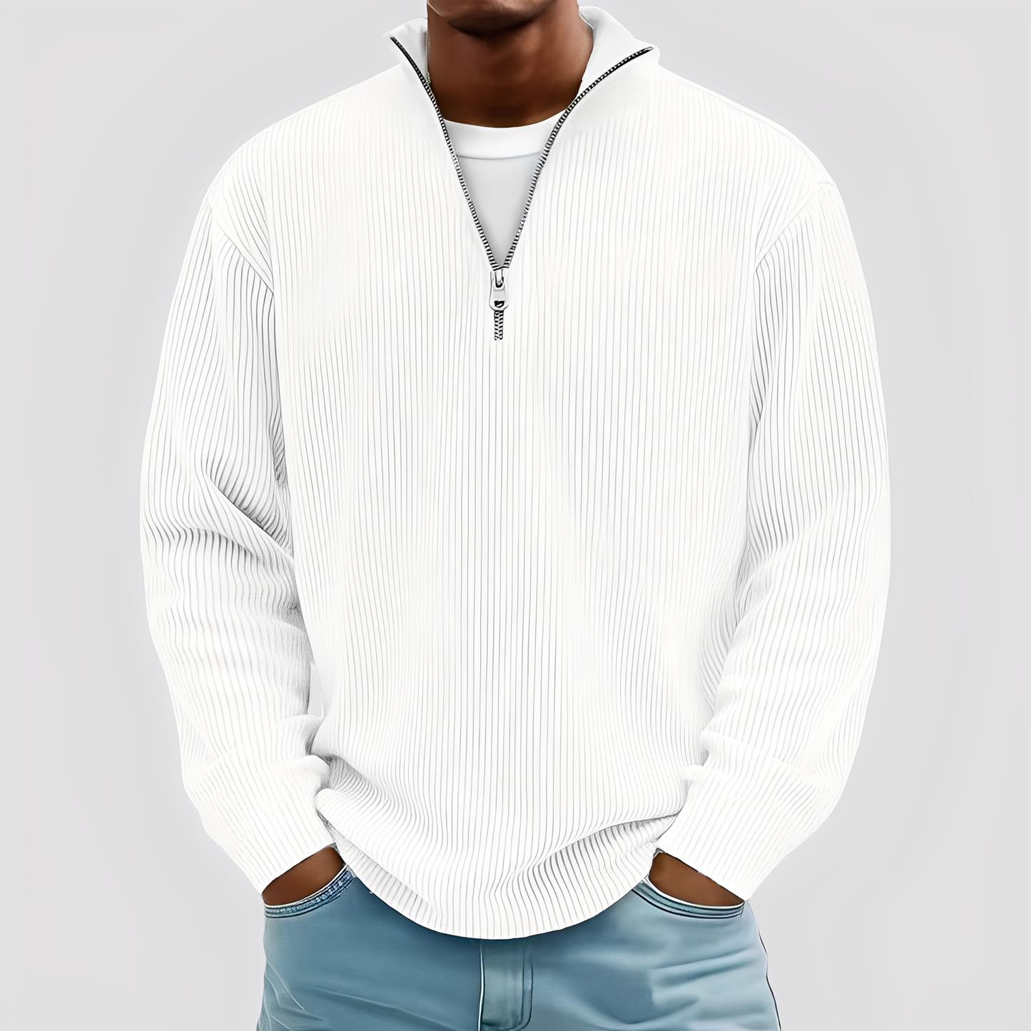 Henry - Současný, pohodlný, pánský teplý svetr