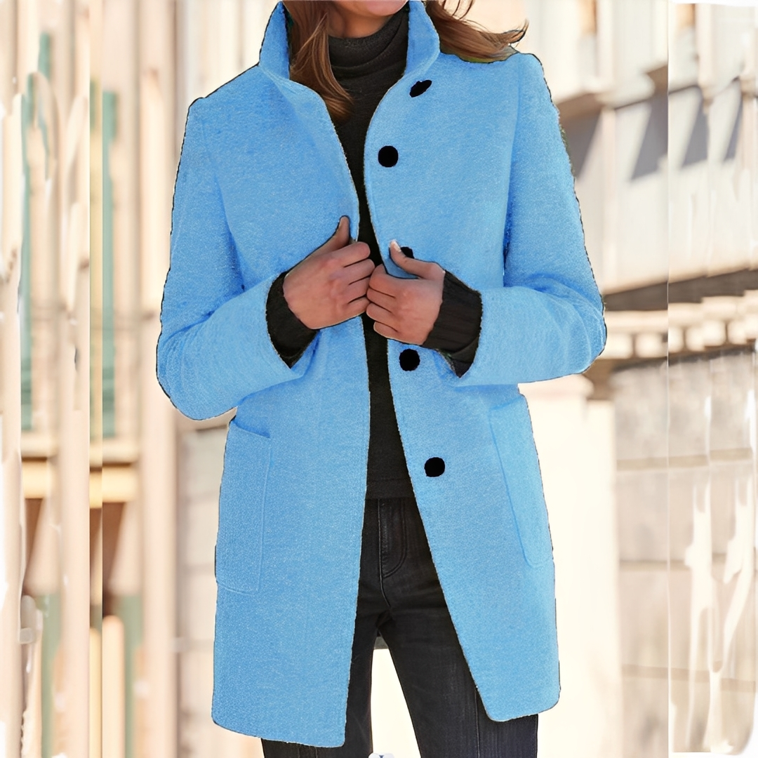 Tatienne - Dlouhý zimní stylový kabát pro ženy