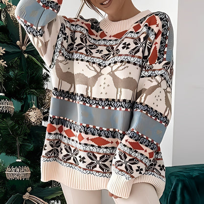 Rosemary - Stylový, hřejivý vánoční svetr pro ženy