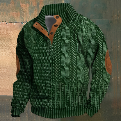 Nazaire - Pánský svetr s 3D vzorem