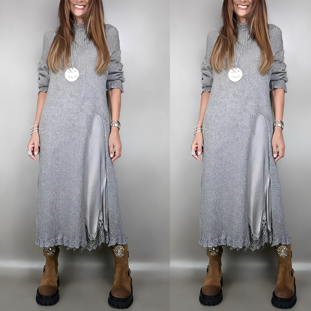 Fanny - Svetr a elegantní šaty pro ženy určené k definování