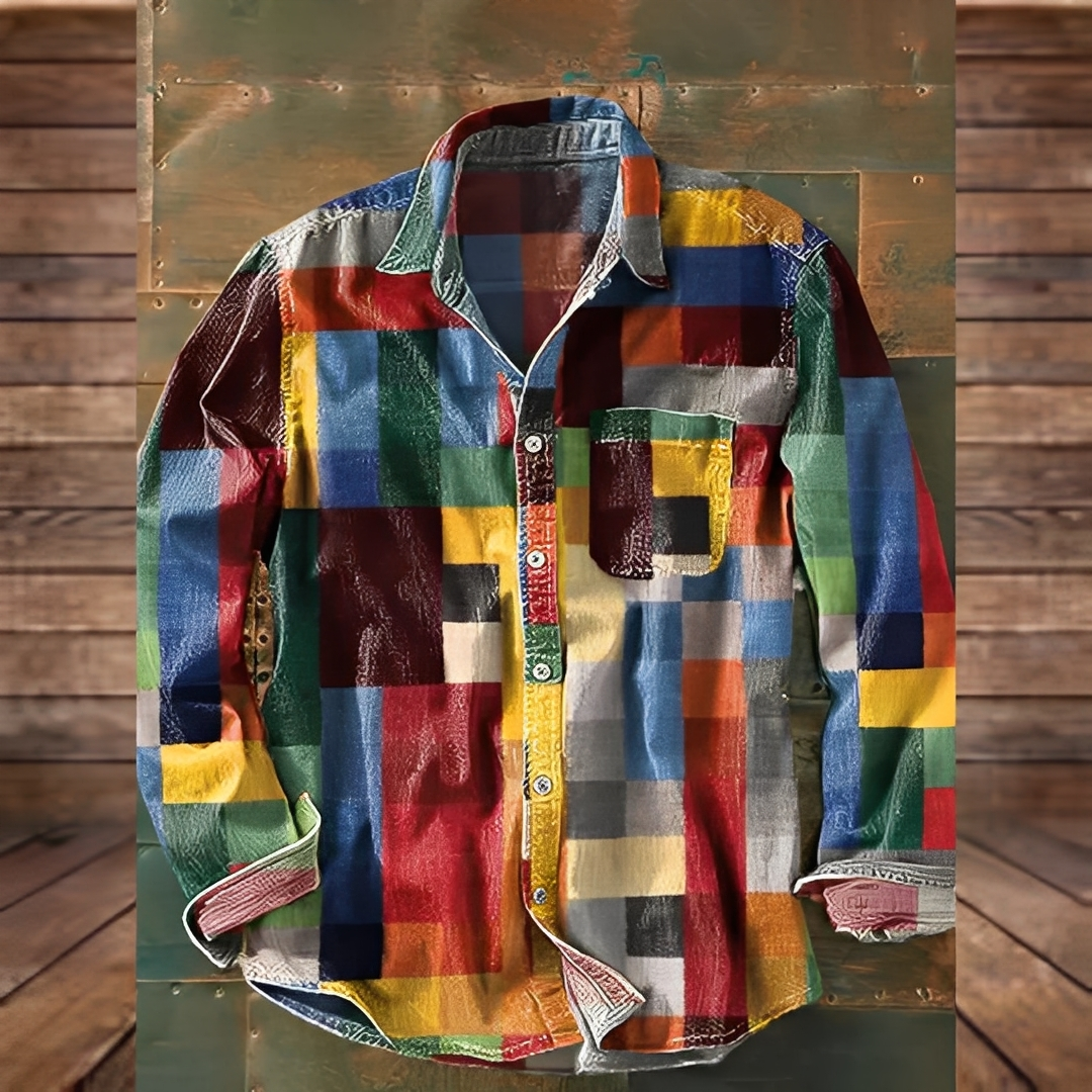 Gontran - Stylová košile s praktickou kapsou pro muže