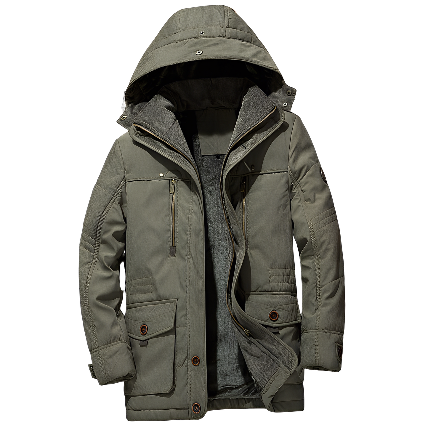 Bruce - Stylová mikina s teplou podšívkou pro muže