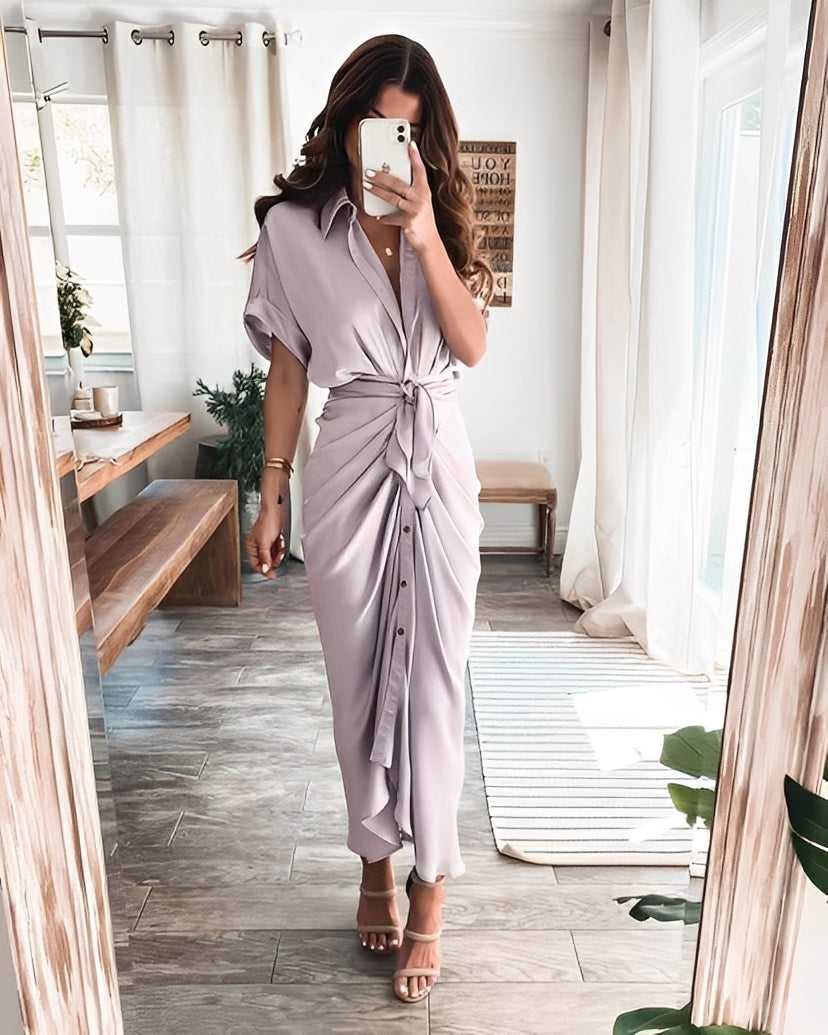 Antoinette - Dlouhé stylové dámské šaty