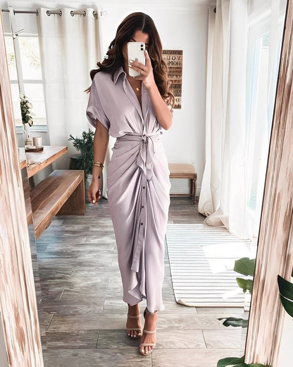 Antoinette - Dlouhé stylové dámské šaty