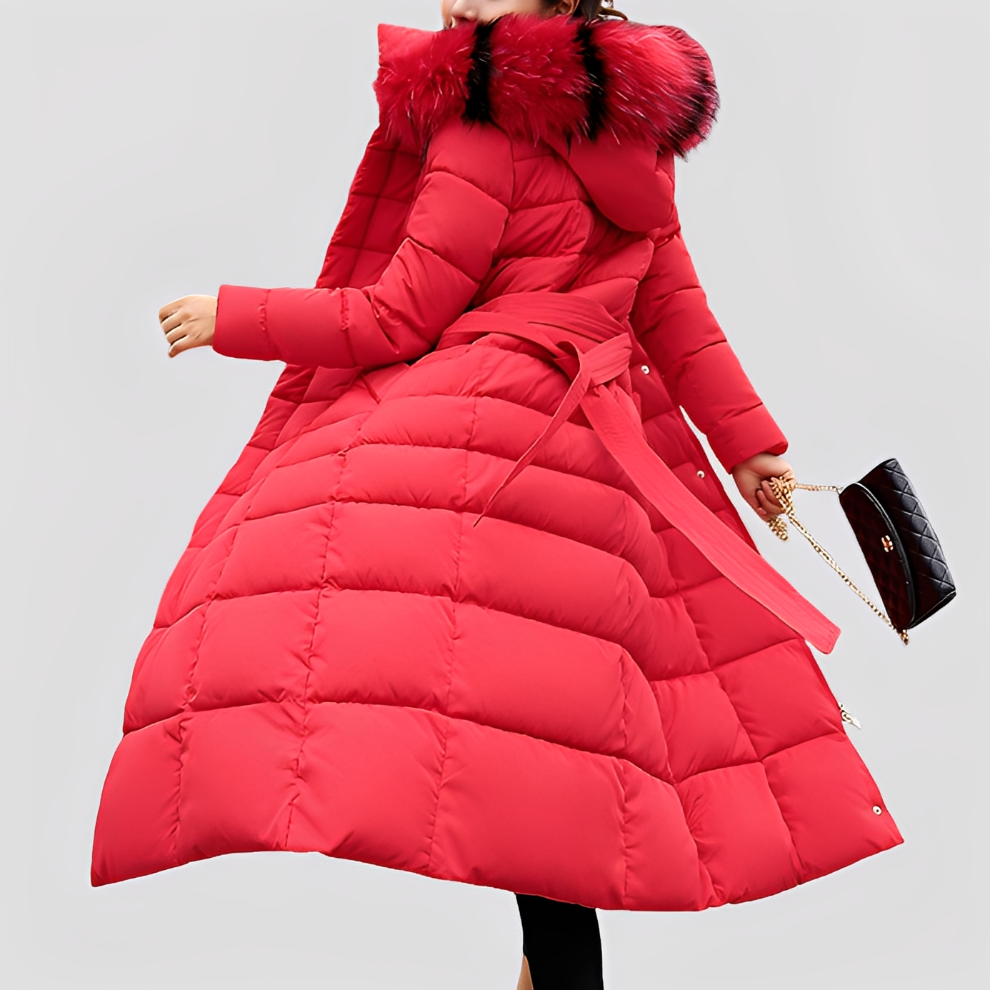 Mollie - Stylový, zateplený dlouhý kabát pro ženy