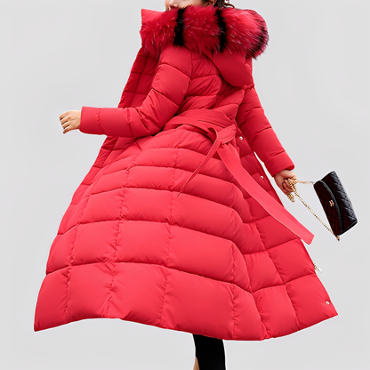 Mollie - Stylový, zateplený dlouhý kabát pro ženy