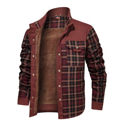 Harmon - Elegance u kárované bundy pro muže