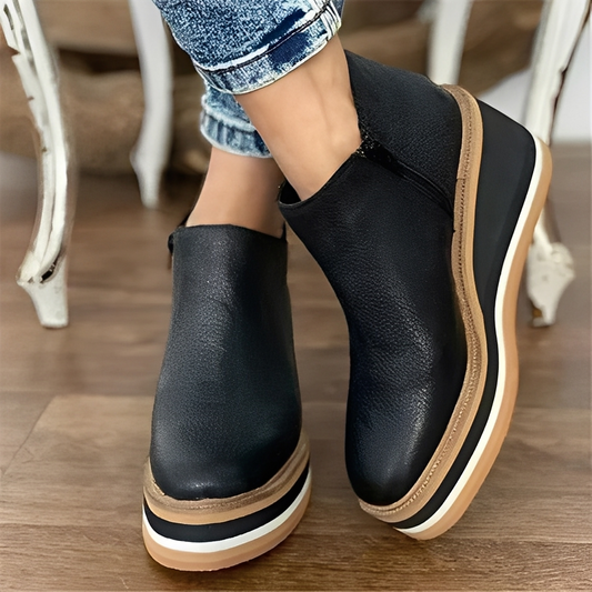 Lyana - Dámské zimní kotníkové boty na zip