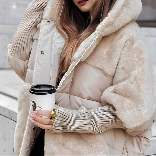 Alayna - Elegantní a módní bunda s umělou kožešinou pro ženy