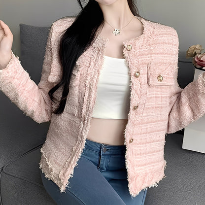 Rexanne - Krátká stylová dámská bunda s kapsami