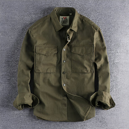 Aamiro - Pohodlná pánská košile s dlouhým rukávem