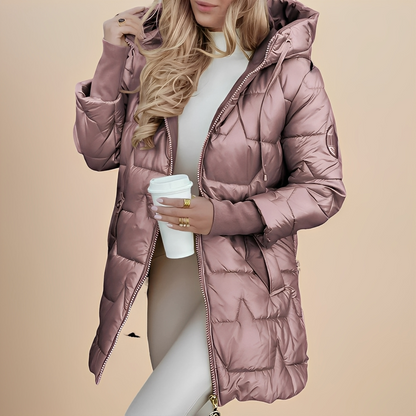 Angelie - Stylová zimní bunda s kapucí pro ženy