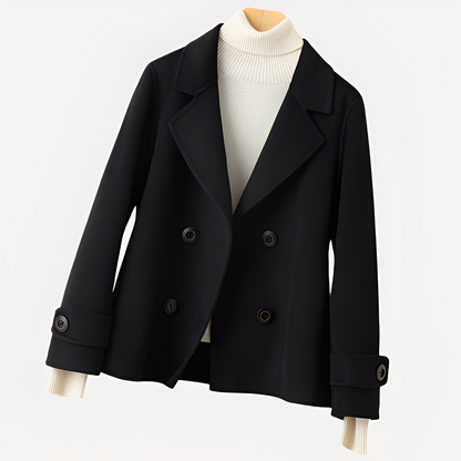 Sofia - Elegantní krátký kašmírový kabát pro ženy