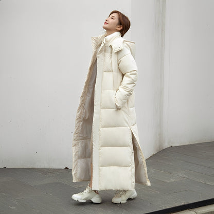 Maylis - Dámský dlouhý zimní prošívaný kabát