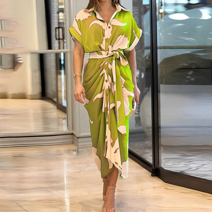 Charlène - Stylové knoflíkové šaty pro ženy